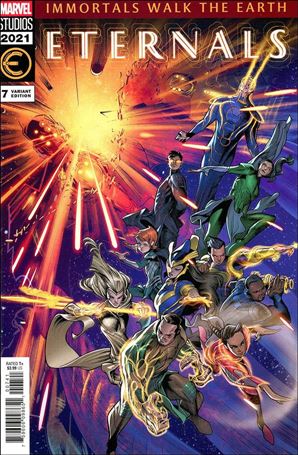 Eternals (2021) issue 7-E Alexander Lozano Marvel Cinematic Universe Cover