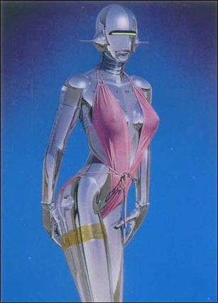 Sorayama: Sexy Robots And Pinups (Base Set) card 56 Bathing Beauty