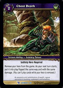 World of Warcraft: March of the Legion (Base Set) card 81 Cheat Death