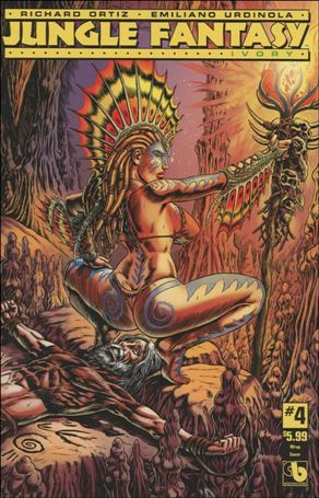 Jungle Fantasy: Ivory issue 4-B Raulo Caceres Wraparound Cover