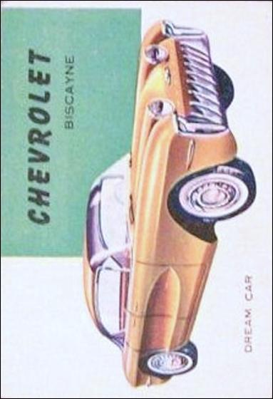 World on Wheels (Base Set) card 172 Chevrolet Biscayne Dream Car