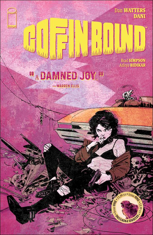 Coffin Bound issue 1-B Second Printing Cover
