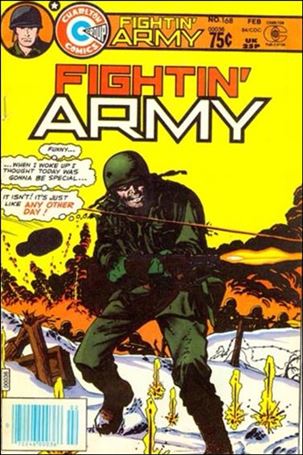 Fightin' Army issue 168-B Canadian Price Cover