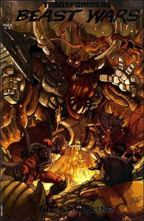 Transformers Beast Wars: The Gathering issue 2-E Guido Guidi 1:50 Embossed Foil Cover