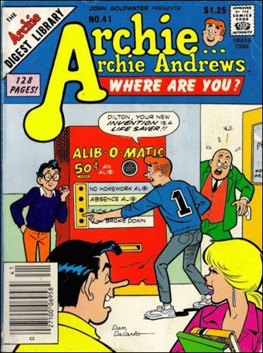 Archie…Archie Andrews, Where Are You Comics Digest Magazine issue 41