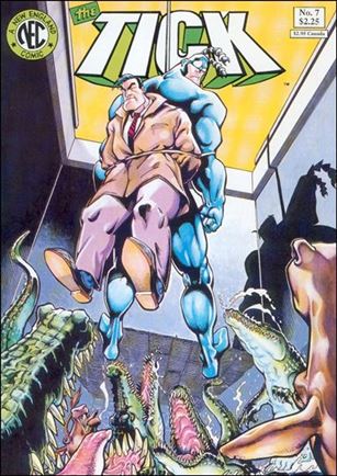 Tick (1988) issue 7 White & Green Logo Cover