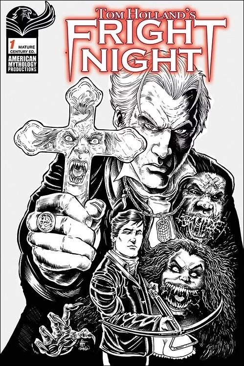 Fright Night (2021) issue 1-F Ken Haeser Black & White Cover 1/100