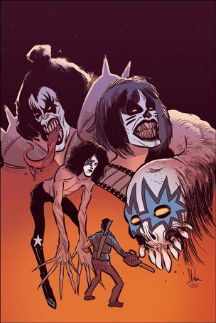 KISS / Army of Darkness issue 1-G Kyle Strahm 1:40 Virgin Cover