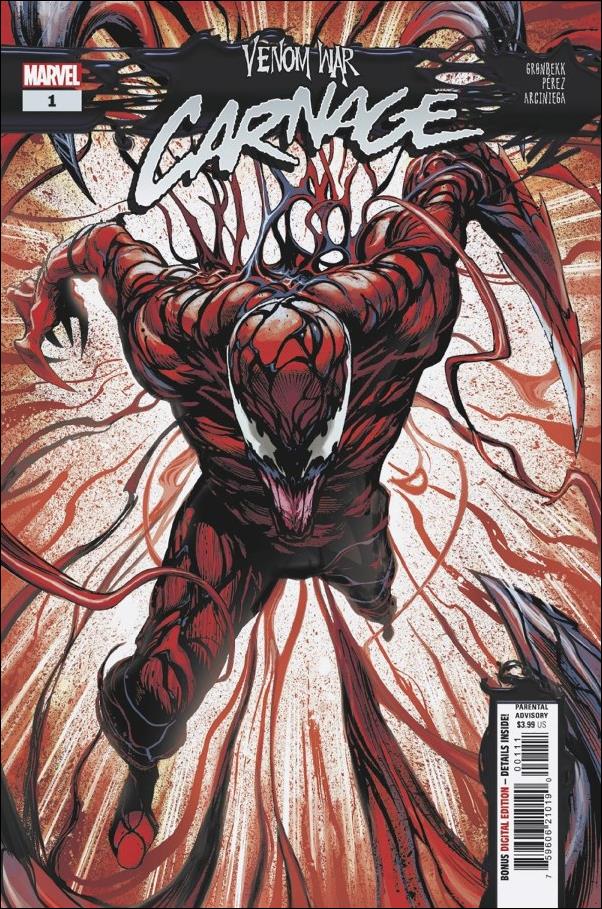 Venom War: Carnage issue 1 Ken Lashley Cover
