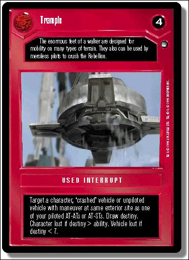 Star Wars: Hoth Limited (Base Set) card 54 Trample