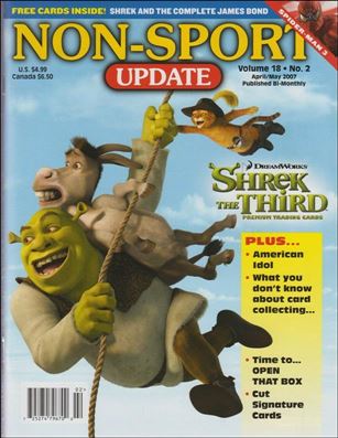 Non-Sport Update (2007) issue 2 Shrek the Third Cover
