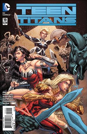 Teen Titans (2014) issue 19 Ian Churchill Cover