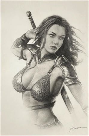 Red Sonja: Age of Chaos issue 4-Y Shannon Maer Frankies Comics Virgin Cover 1/600