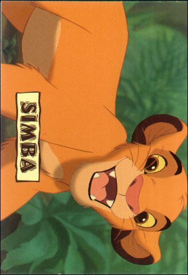 Lion King: Series 1 (Base Set)  card 66 Simba (Character Card) 