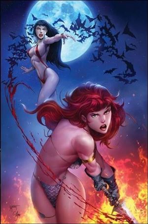 Vampirella / Red Sonja issue 1-T Marat Mychaels Comics Elite Virgin Cover