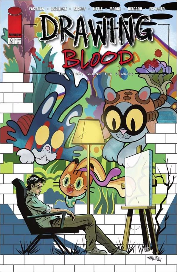 Drawing Blood (2024) issue 8-C Troy Little Cover