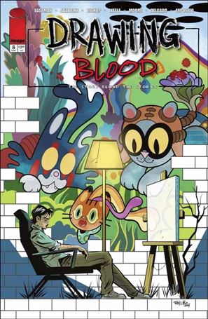 Drawing Blood (2024) issue 8-C Troy Little Cover