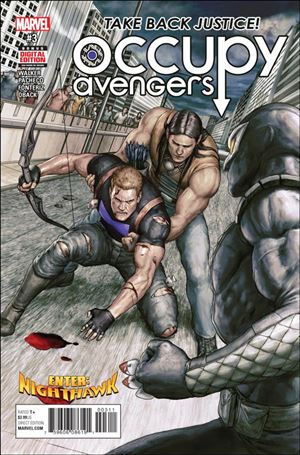 Occupy Avengers issue 3 Agustin Alessio Cover