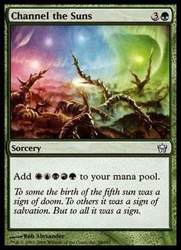 Magic the Gathering: Fifth Dawn (Base Set) card 84 Channel the Suns