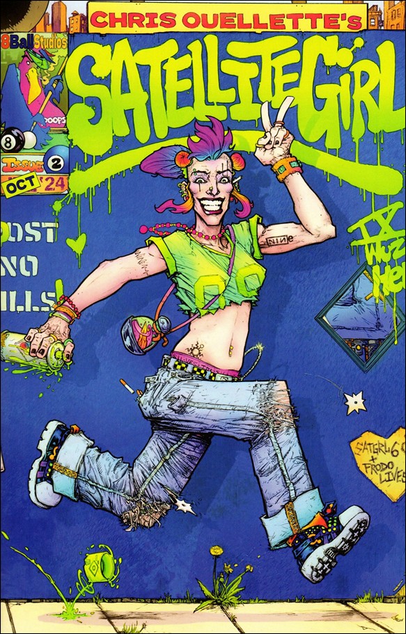 Satellite Girl issue 2 Standard Wraparound Cover
