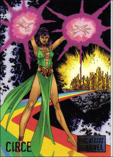 DC Versus Marvel / Marvel Versus DC (Base Set) card 42 Circe