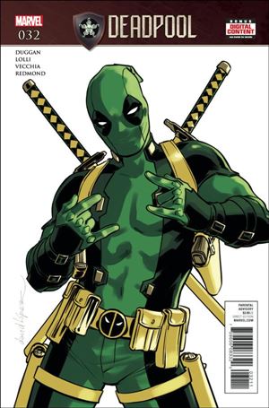 Deadpool (2016) issue 32 David Lopez Cover