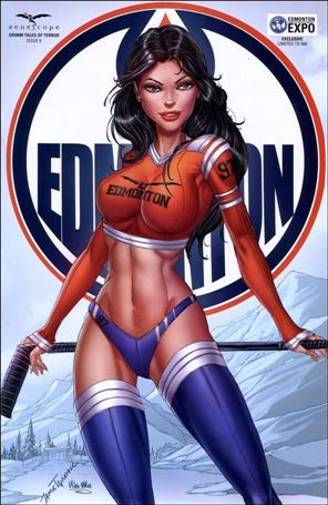 Grimm Tales of Terror Volume 3 issue 9-F Comictraders.ca Edmonton Comic Expo Cover 1/500   
