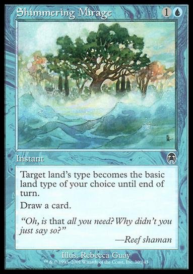 Magic the Gathering: Apocalypse (Base Set) card 30 Shimmering Mirage