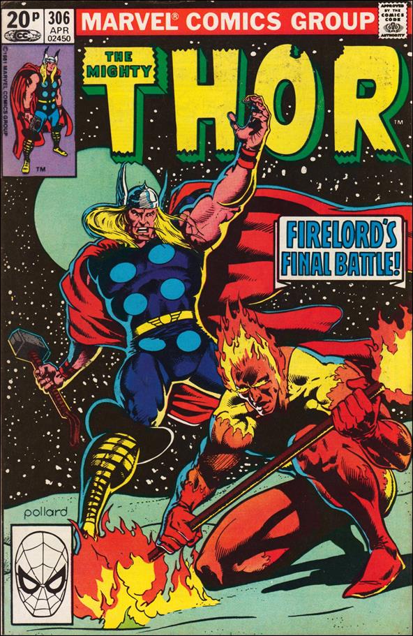 Thor (1966) issue 306-B UK Price Cover