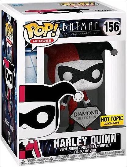 POP! Heroes figure 156-B Harley Quinn (Diamond Collection) Hot Topic