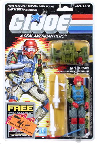 G.I. Joe: A Real American Hero 3 3/4" Basic Action Figures figure 79 Fast Draw (Mobile Missile Specialist)