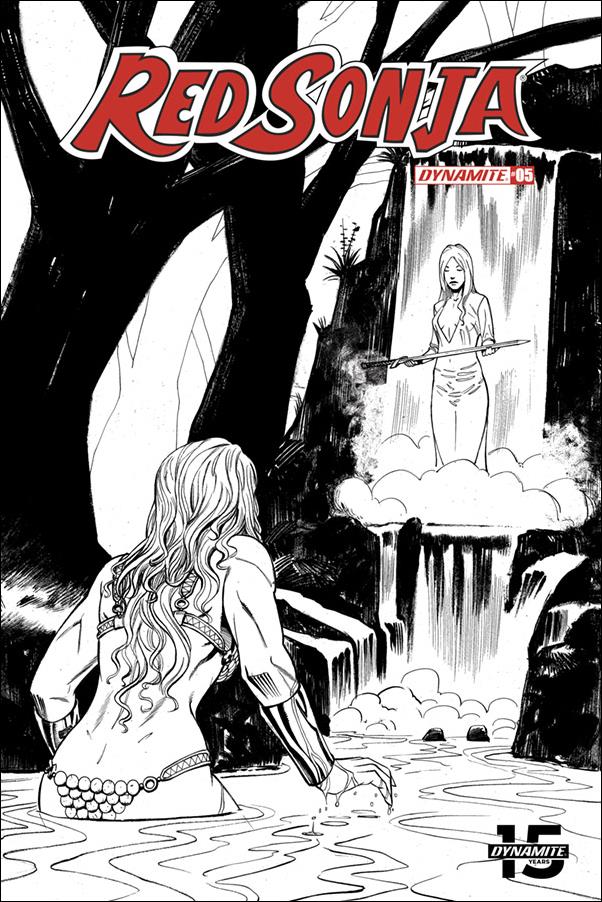 Red Sonja (2019) issue 5-J Bob Q 1:50 Black & White Cover