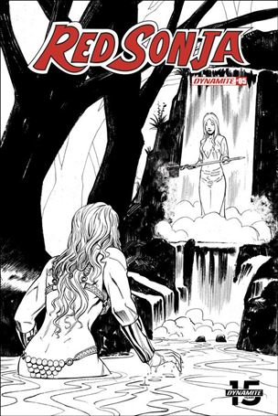 Red Sonja (2019) issue 5-J Bob Q 1:50 Black & White Cover