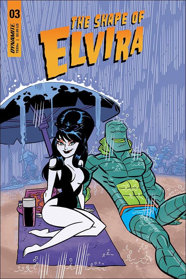 Shape of Elvira issue 3-B J Bone Cover