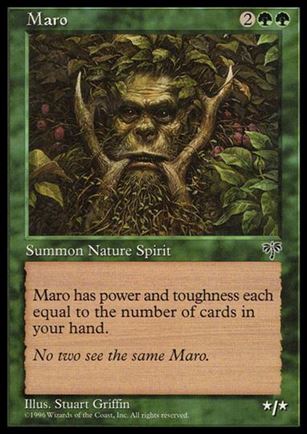 Magic the Gathering: Mirage (Base Set) card 228 Maro