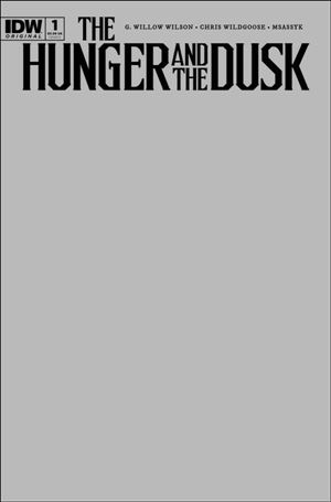 Hunger and the Dusk issue 1-D Blank/Sketch Cover