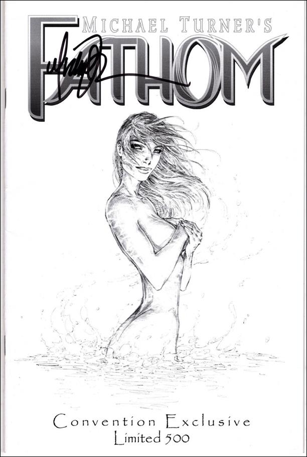 Fathom Swimsuit Special issue 1-E Convention Cover (Signed by Michael Turner) w/ COA