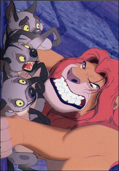 Lion King: Series II (Base Set) card 130 Mufasa to the Rescue