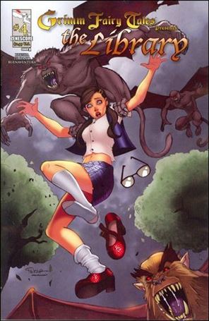 Grimm Fairy Tales Presents The Library issue 4 Joe Pekar Cover