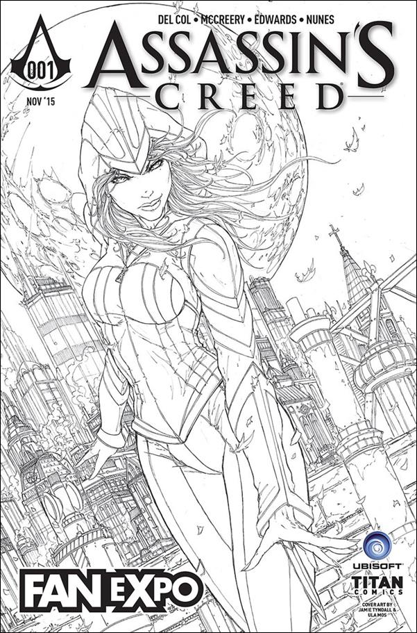 Assassin's Creed issue 1-J Jamie Tyndall Fan Expo Sketch Cover