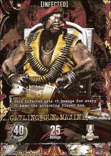Resident Evil (Base Set) card MA-014 Gatling Gun Majini