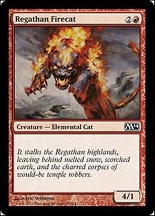 Magic the Gathering: 2014 Core Set (Base Set) card 150 Regathan Firecat