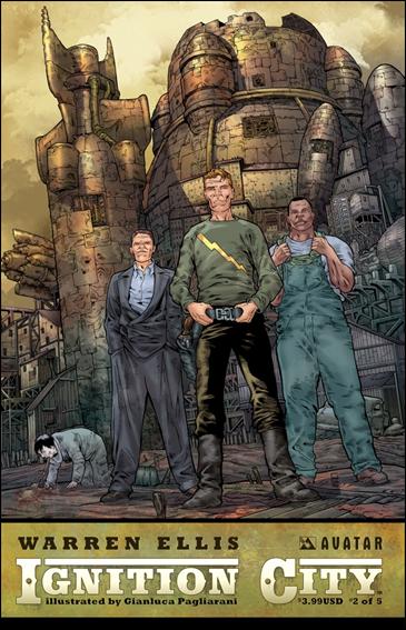 Warren Ellis' Ignition City issue 2 Standard Cover