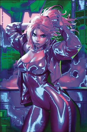 Barbarella (2021) issue 8-L Derrick Chew 1:10 Ultraviolet Virgin Cover