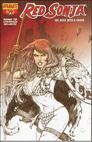 Red Sonja (2005) issue 34-D Adriano Batista Convention Cover