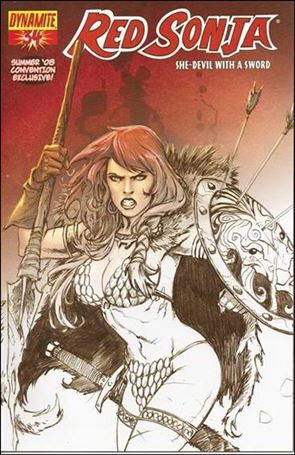 Red Sonja (2005) issue 34-D Adriano Batista Convention Cover