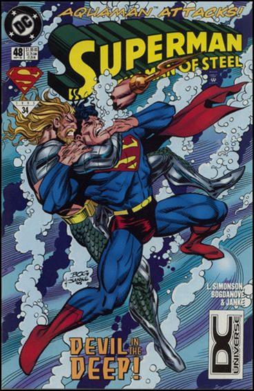 Superman: The Man of Steel issue 48-B DC Universe UPC (2nd Printing)