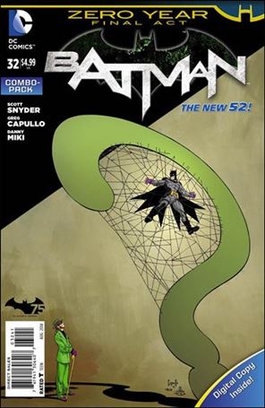 Batman (2011) issue 32-C Unbagged Greg Capullo Cover Combo Pack