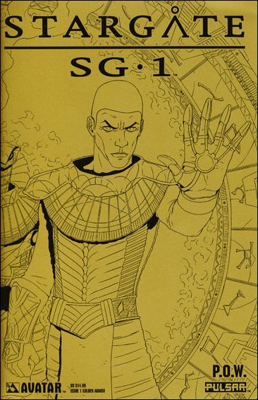 Stargate SG-1 POW issue 1-D Golden Armor Cover