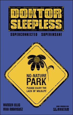 Doktor Sleepless issue 8-C Warning Sign Cover